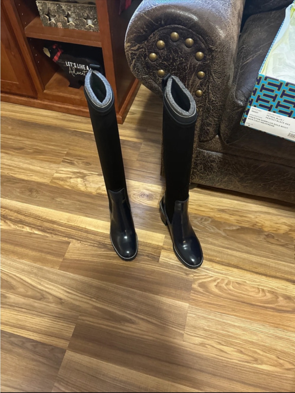 Tory Burch Tall High Heeled Boots - Picture 4 of 9